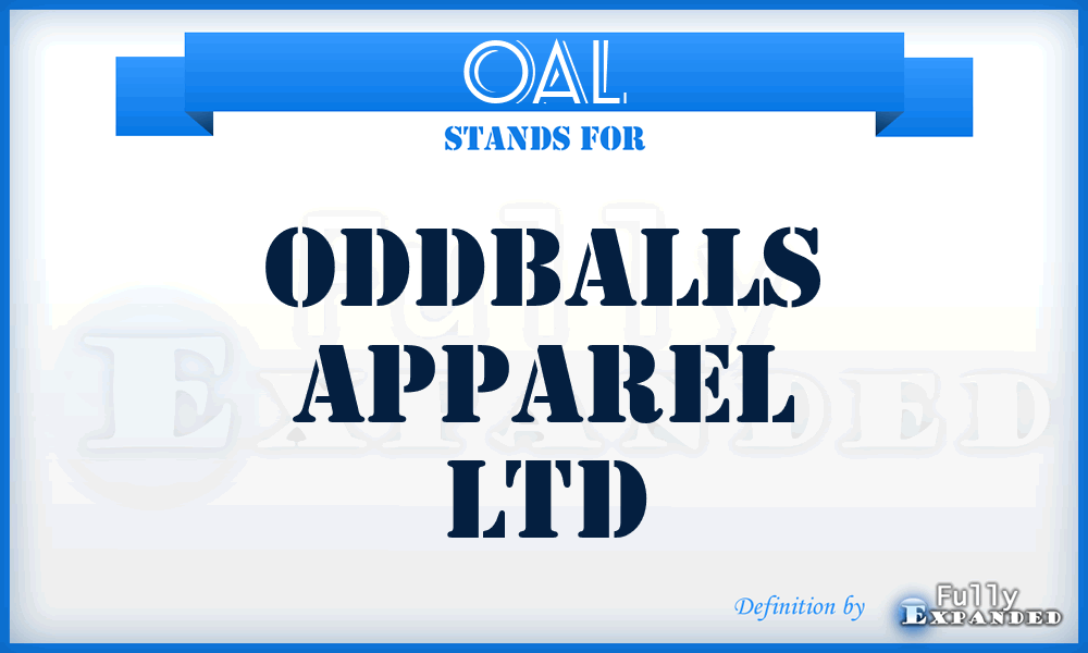 OAL - Oddballs Apparel Ltd