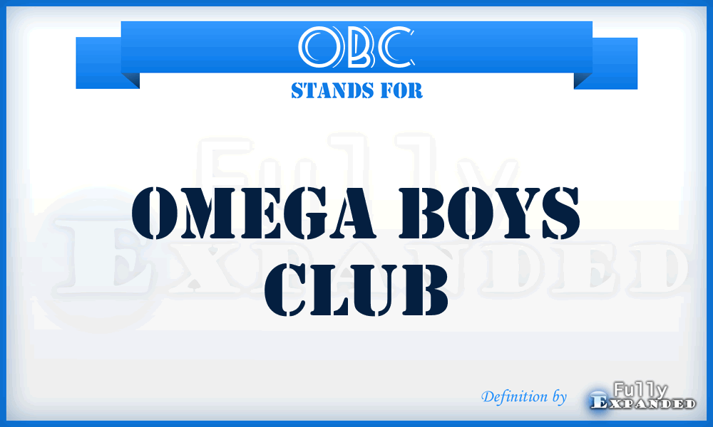 OBC - Omega Boys Club