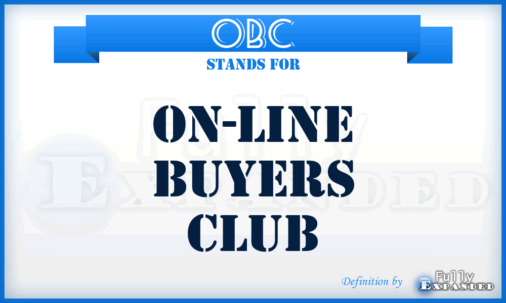 OBC - On-line Buyers Club