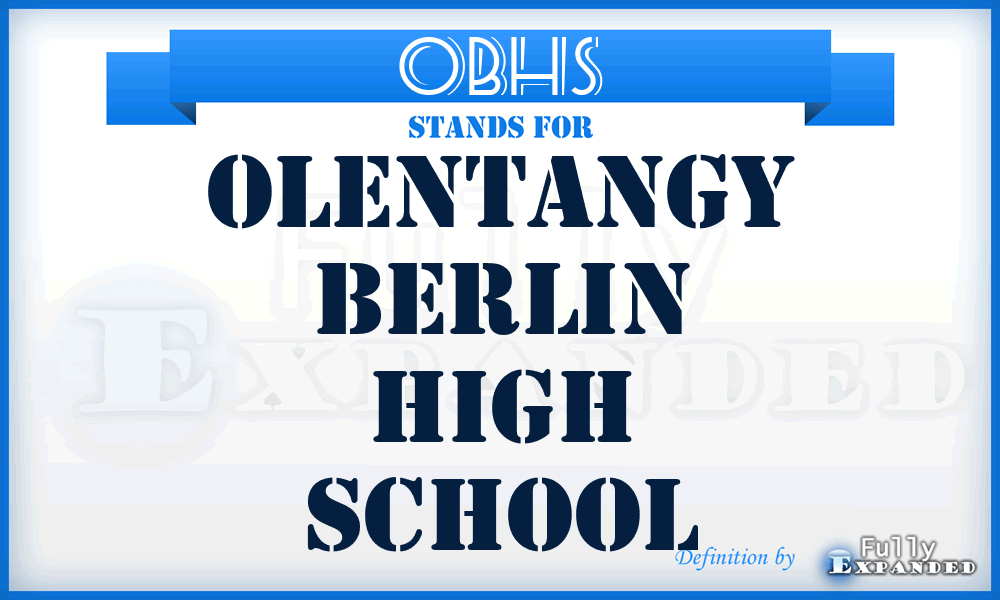 OBHS - Olentangy Berlin High School