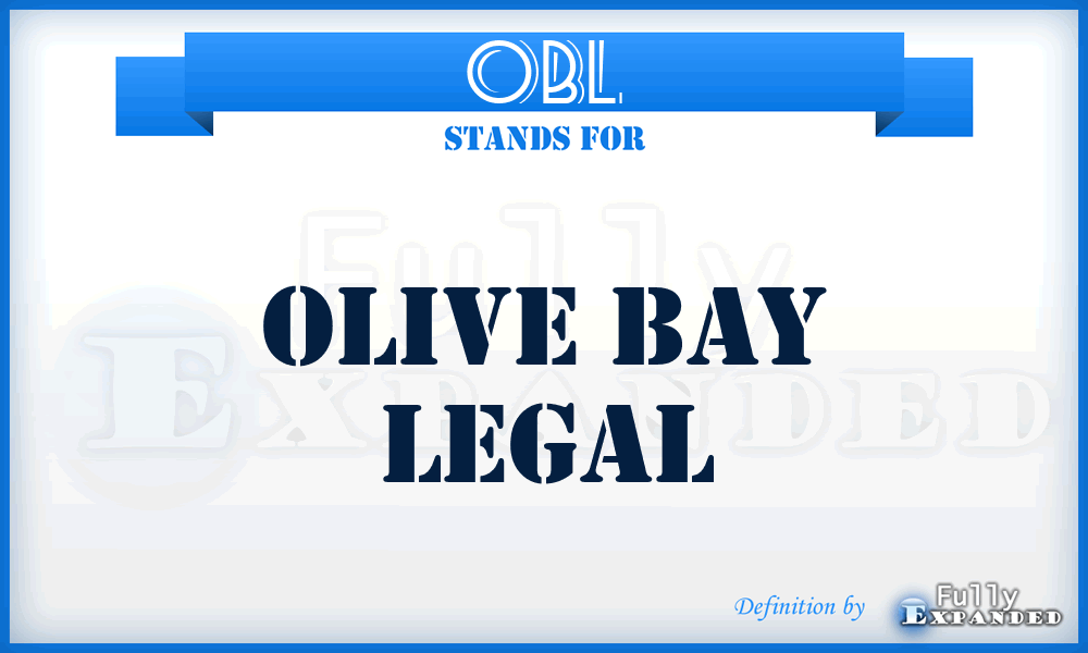 OBL - Olive Bay Legal