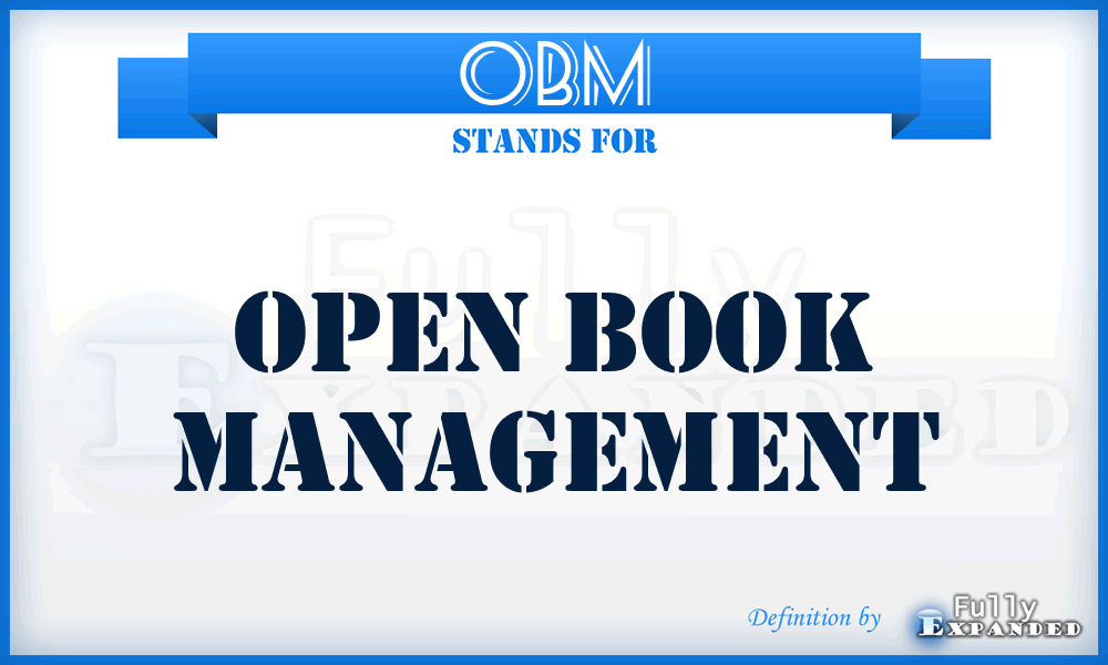 OBM - Open Book Management
