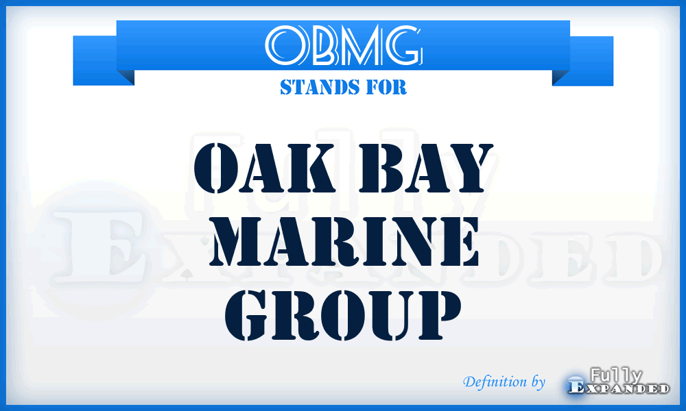 OBMG - Oak Bay Marine Group