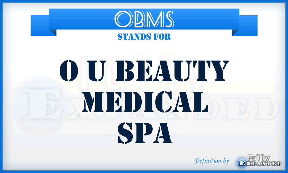 OBMS - O u Beauty Medical Spa