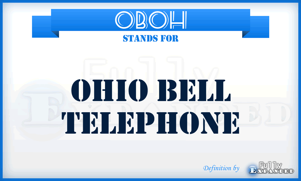 OBOH - Ohio Bell Telephone