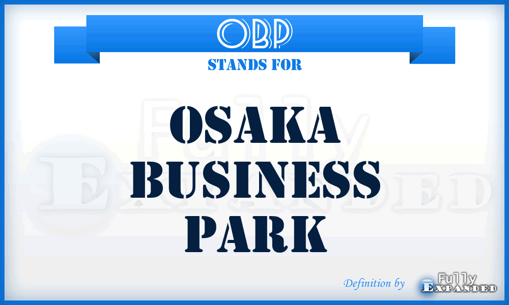 OBP - Osaka Business Park