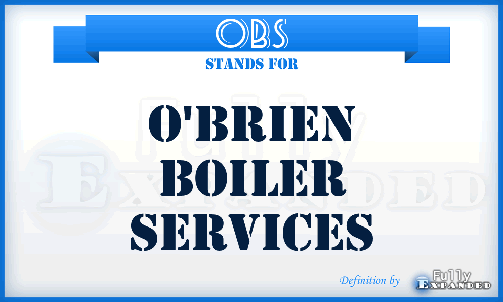 OBS - O'brien Boiler Services