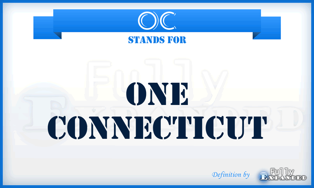 OC - One Connecticut