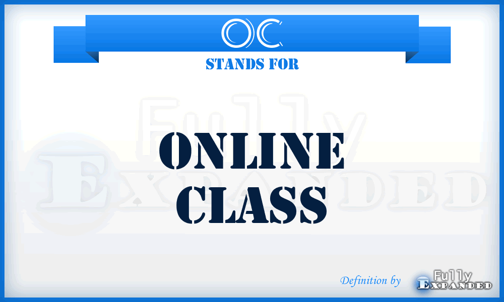 OC - Online Class