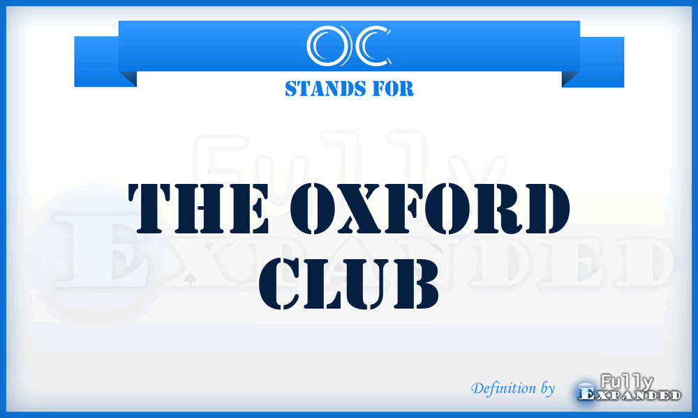 OC - The Oxford Club