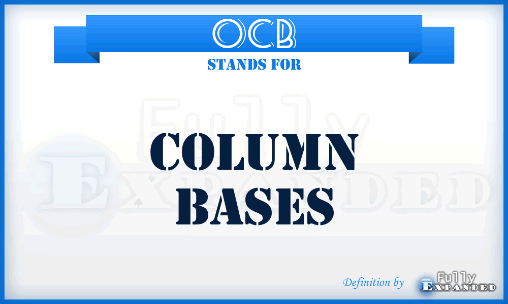 OCB - Column Bases