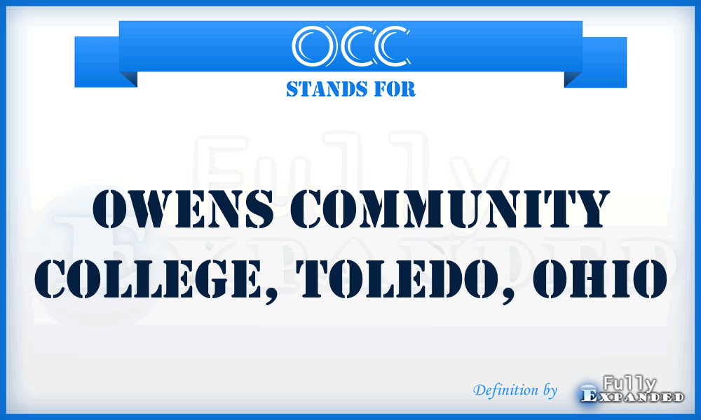 OCC - Owens Community College, Toledo, Ohio