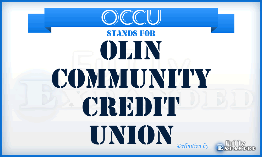 OCCU - Olin Community Credit Union