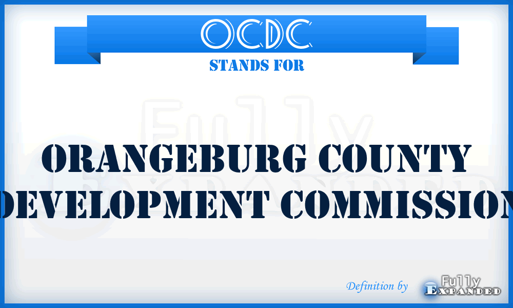 OCDC - Orangeburg County Development Commission