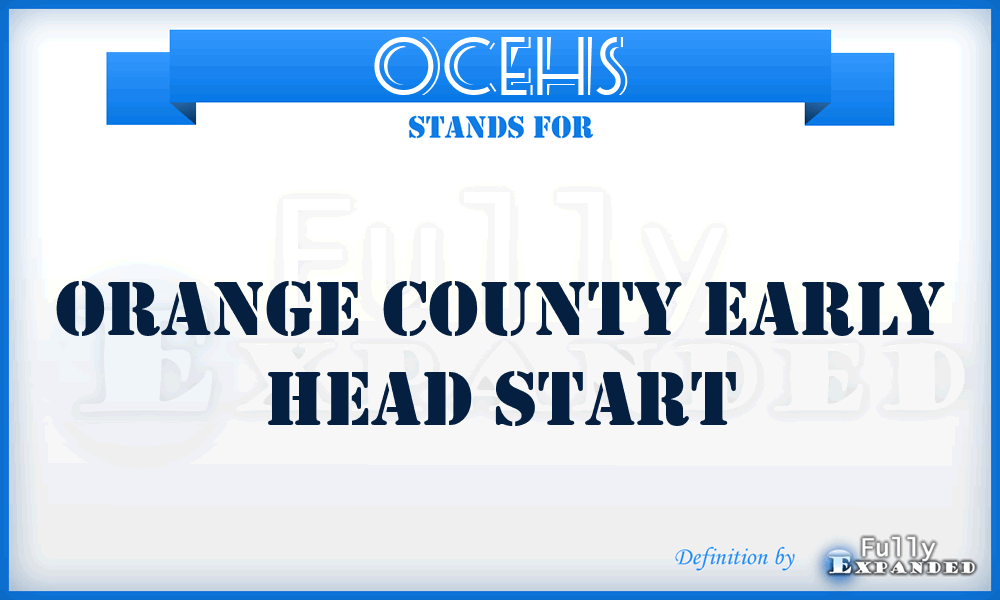 OCEHS - Orange County Early Head Start