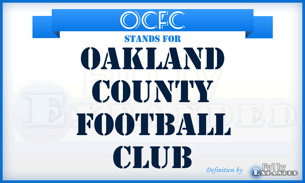 OCFC - Oakland County Football Club