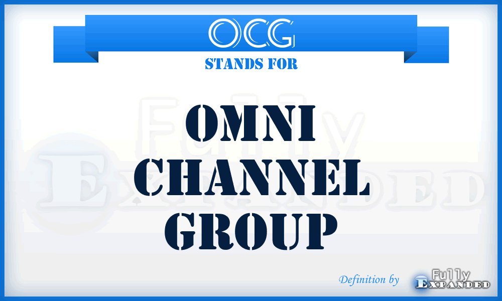 OCG - Omni Channel Group