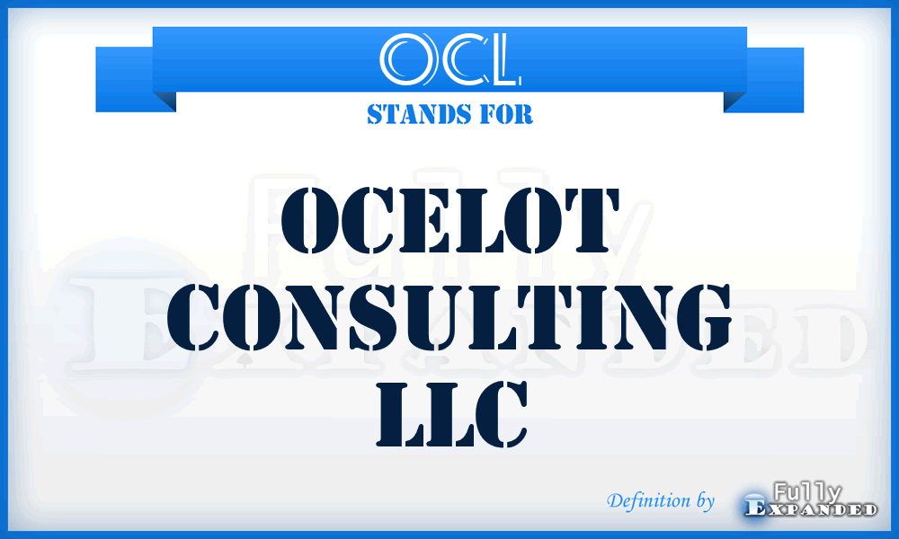 OCL - Ocelot Consulting LLC
