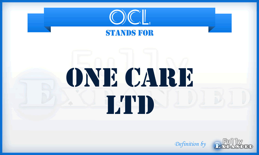 OCL - One Care Ltd