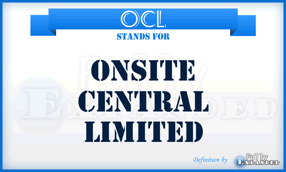 OCL - Onsite Central Limited