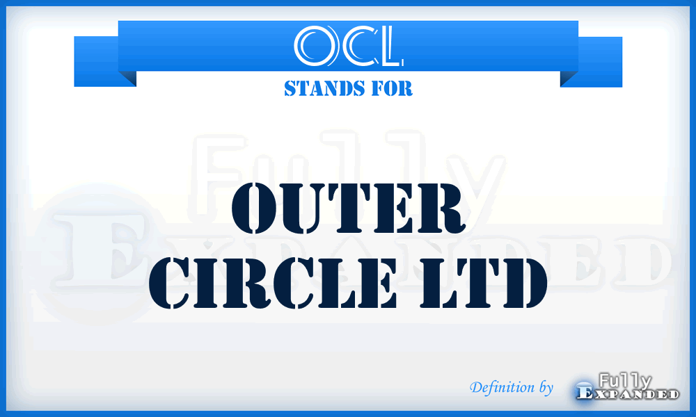 OCL - Outer Circle Ltd