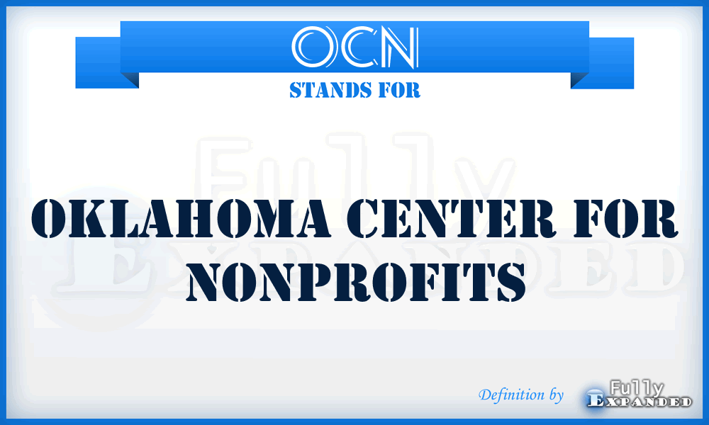 OCN - Oklahoma Center for Nonprofits