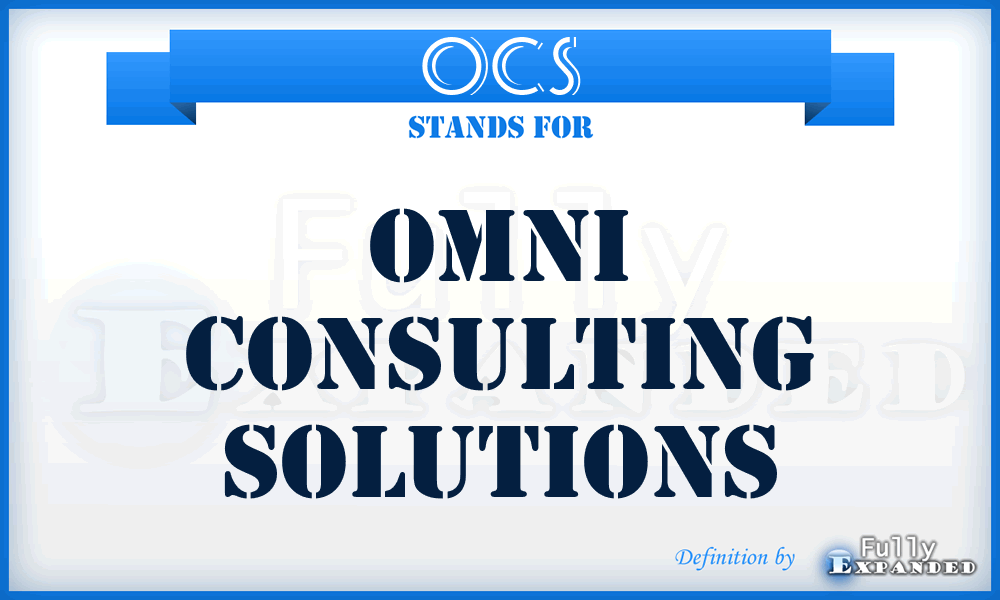 OCS - Omni Consulting Solutions