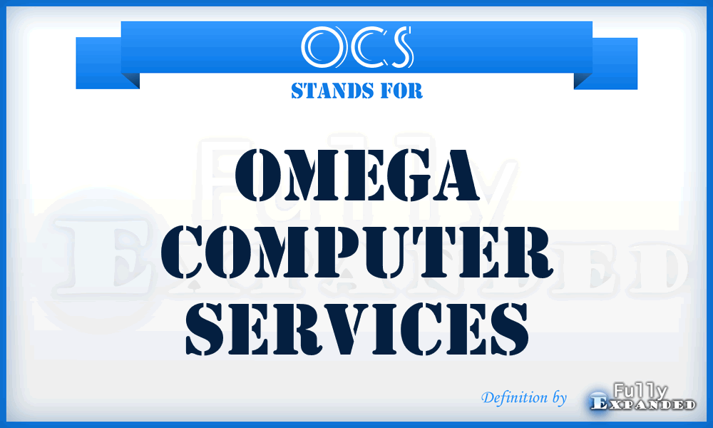 OCS - Omega Computer Services