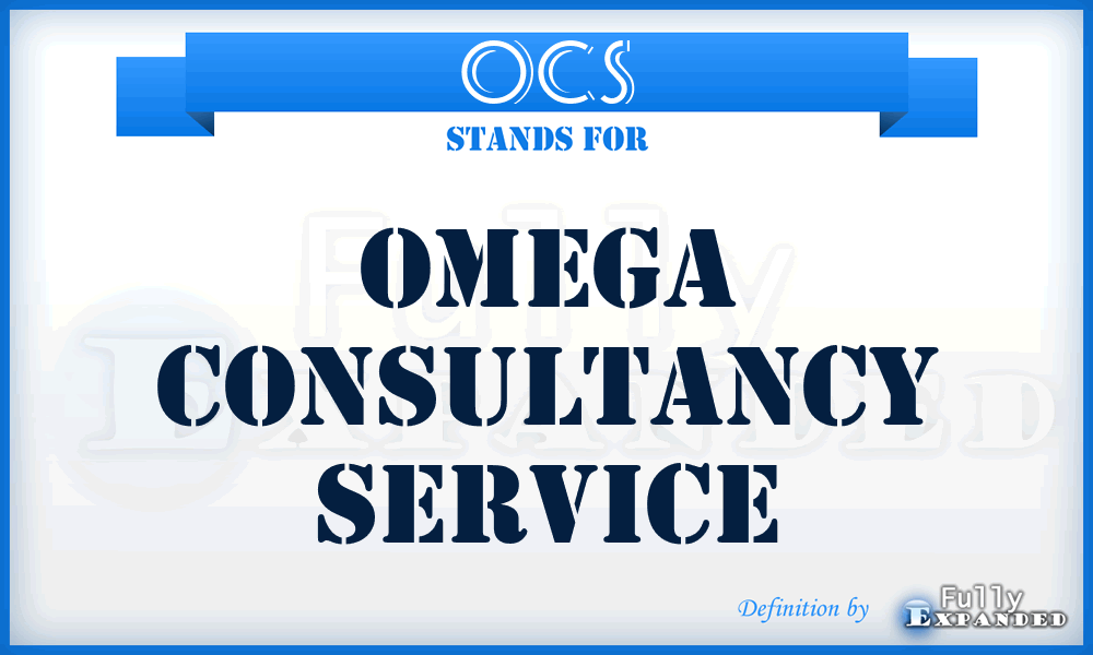 OCS - Omega Consultancy Service