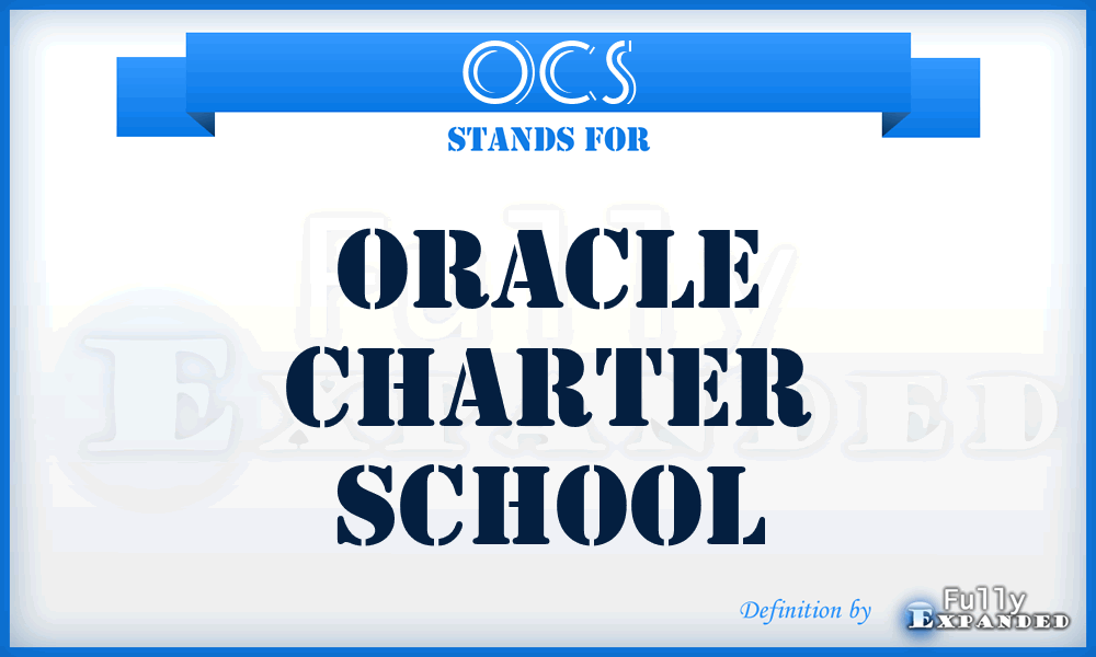 OCS - Oracle Charter School