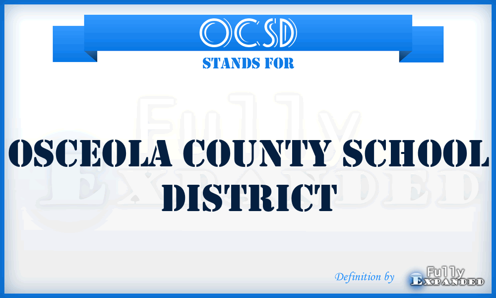 OCSD - Osceola County School District