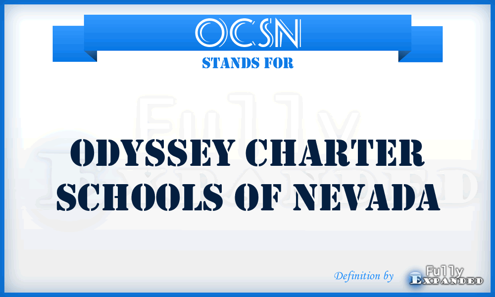 OCSN - Odyssey Charter Schools of Nevada