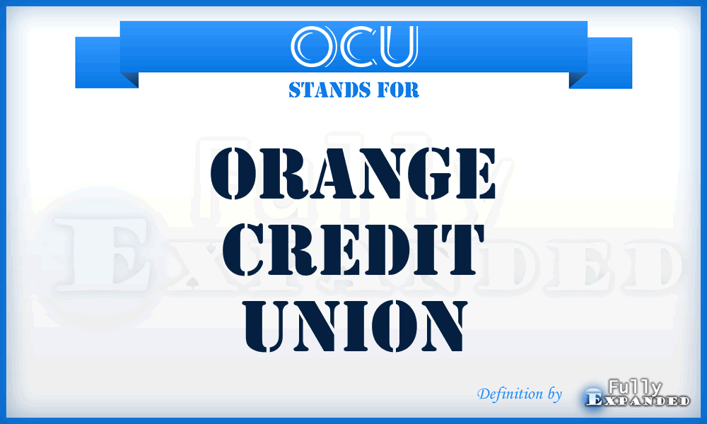 OCU - Orange Credit Union