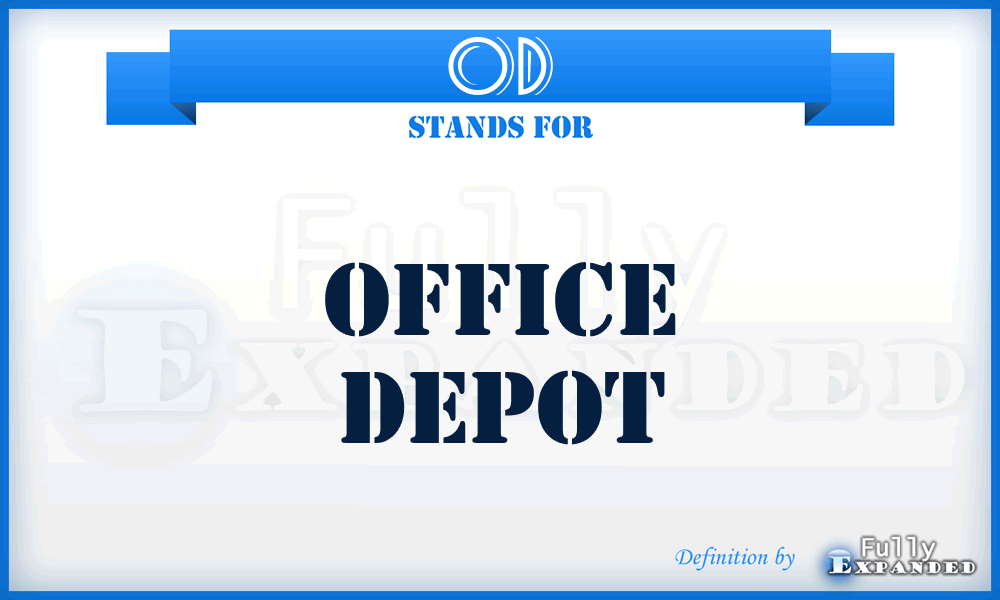 OD - Office Depot