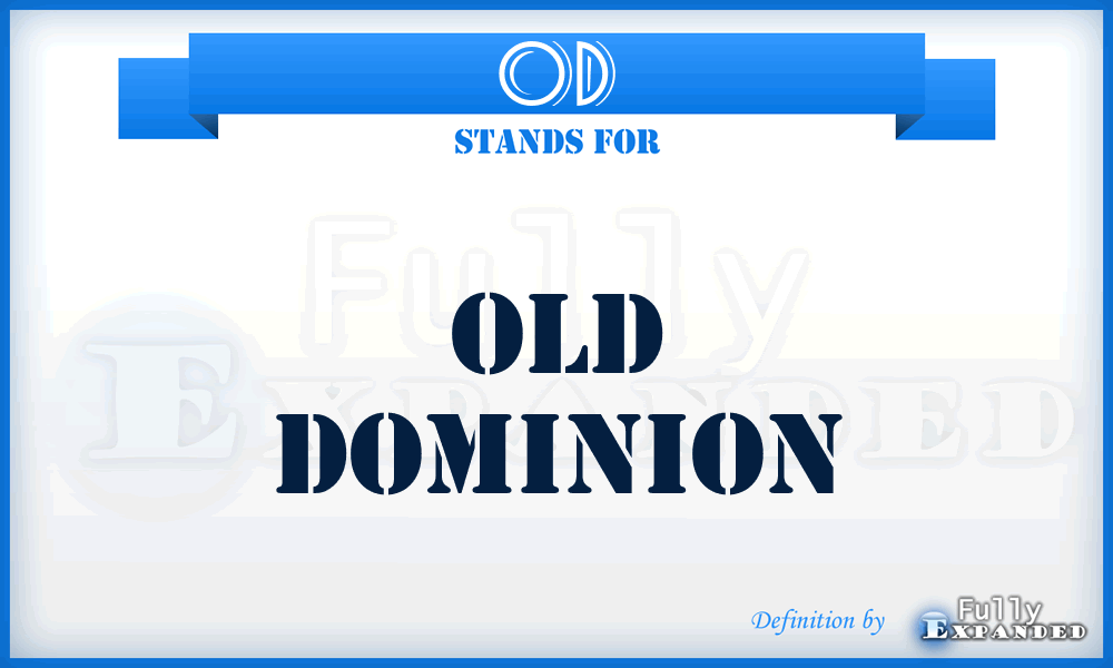 OD - Old Dominion