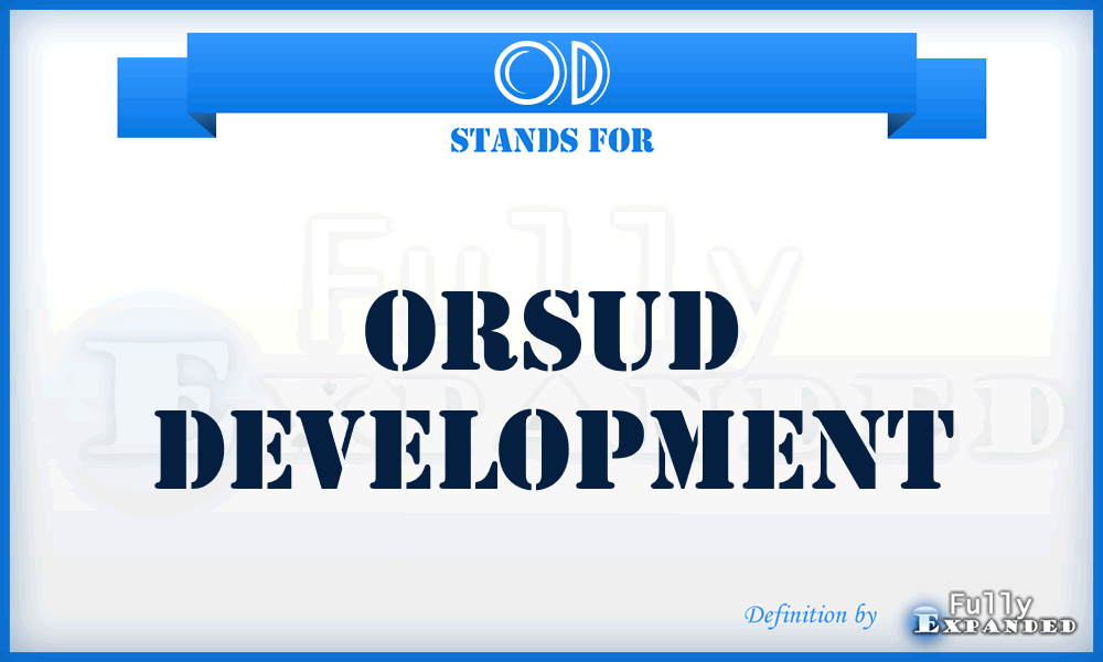 OD - Orsud Development