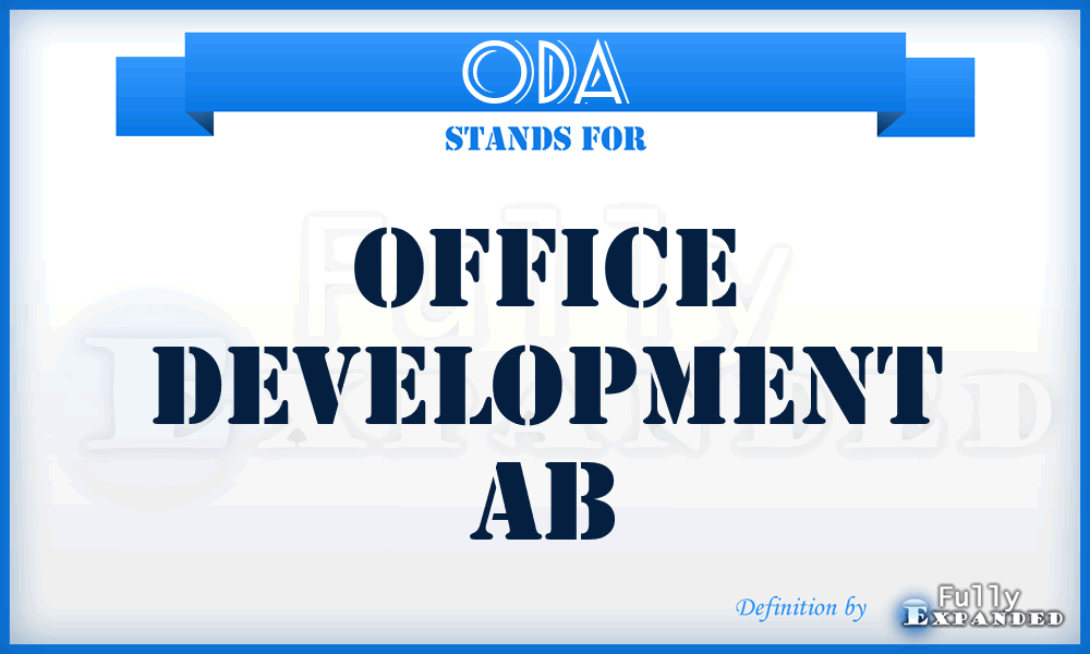ODA - Office Development Ab