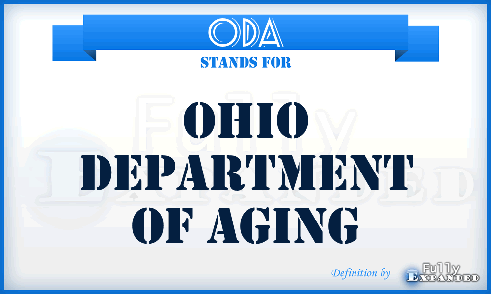 ODA - Ohio Department of Aging