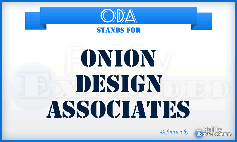 ODA - Onion Design Associates