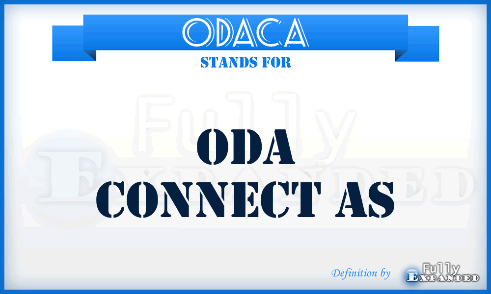 ODACA - ODA Connect As