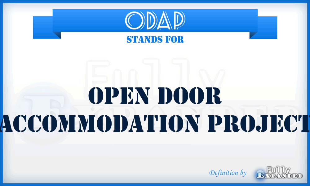 ODAP - Open Door Accommodation Project