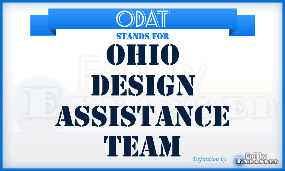 ODAT - Ohio Design Assistance Team