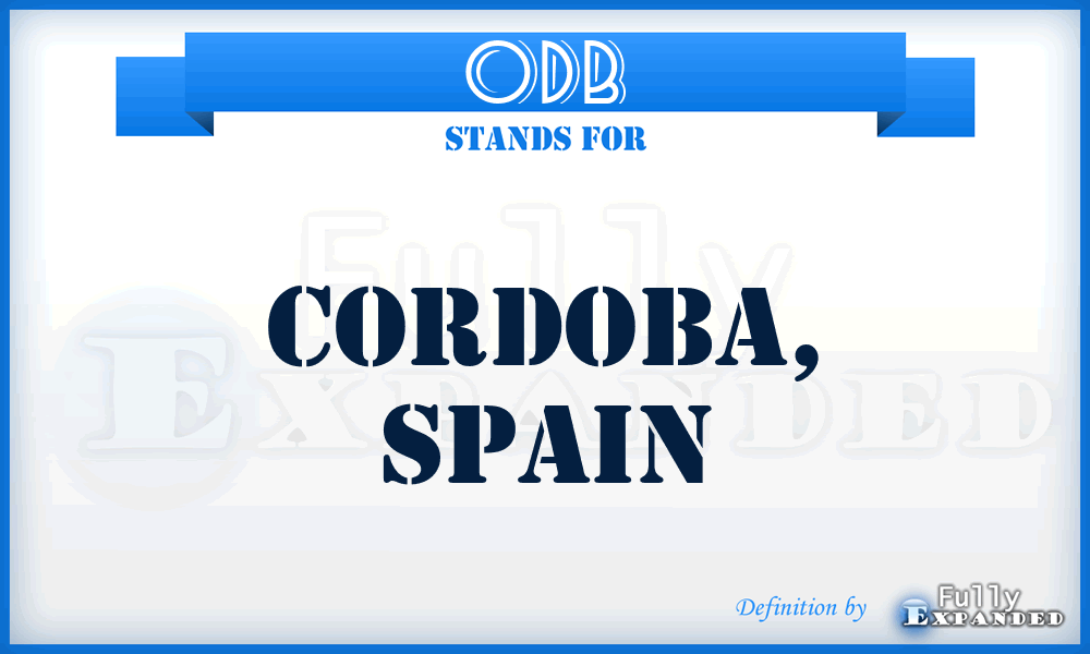 ODB - Cordoba, Spain