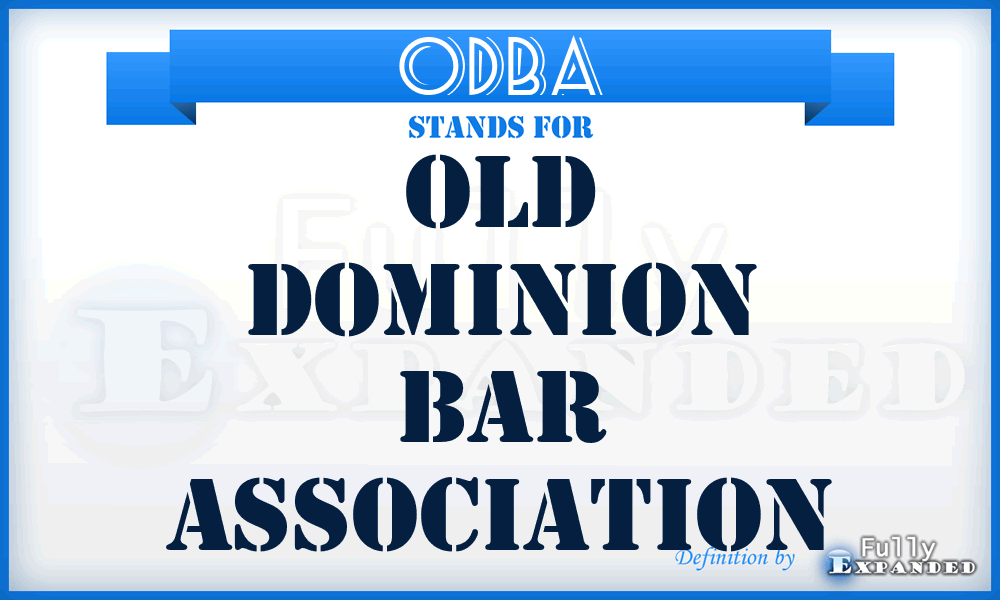 ODBA - Old Dominion Bar Association