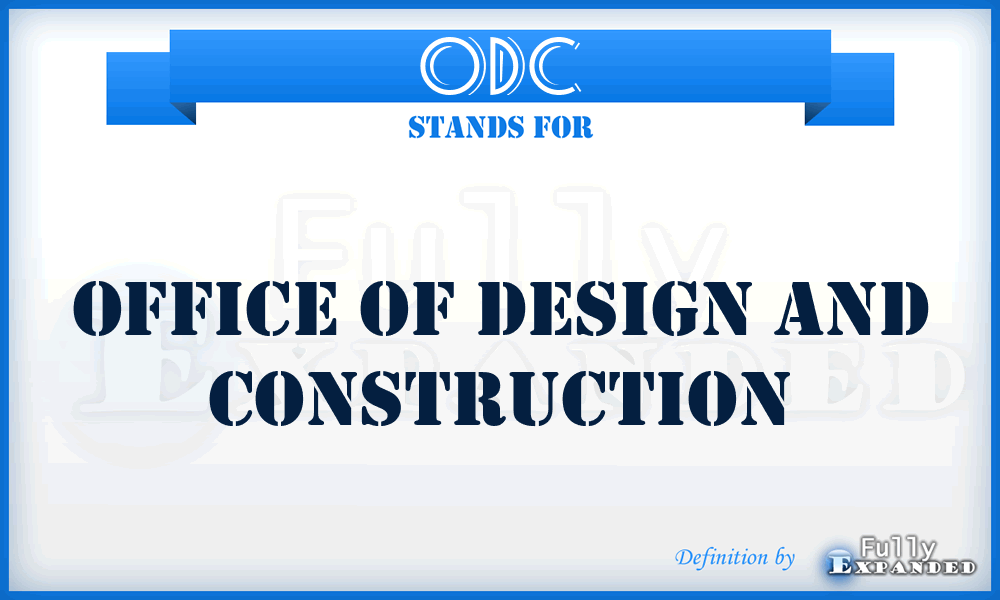 ODC - Office of Design and Construction