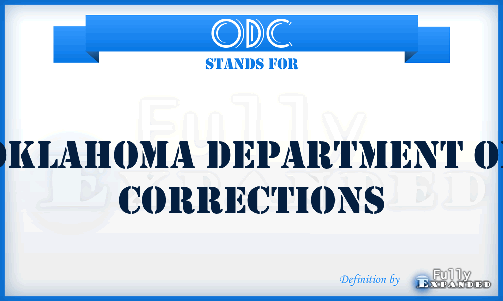 ODC - Oklahoma Department of Corrections