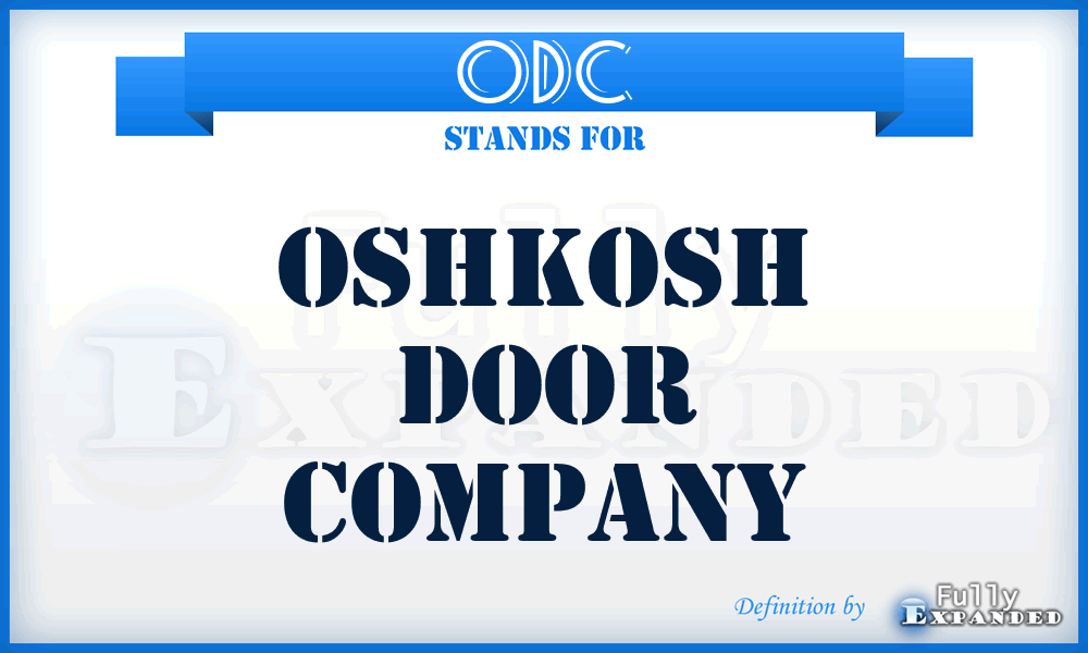 ODC - Oshkosh Door Company