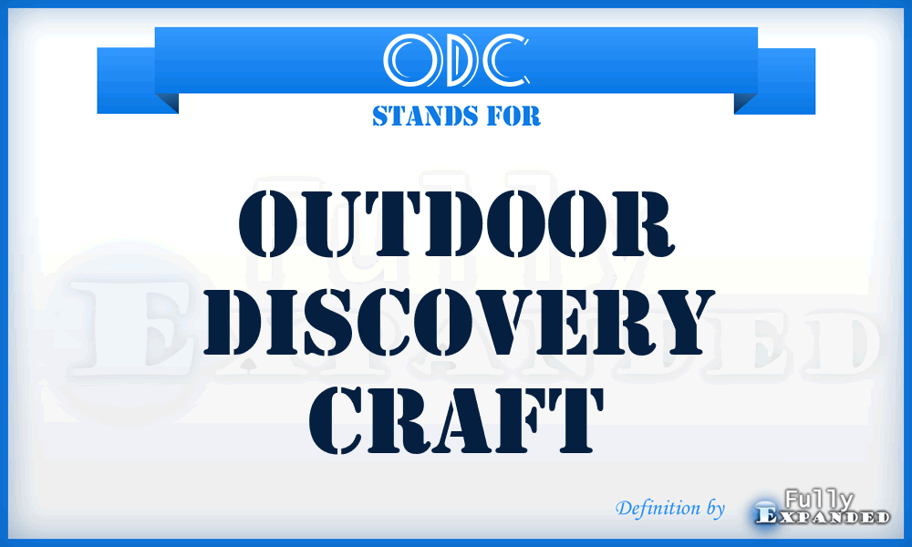 ODC - Outdoor Discovery Craft