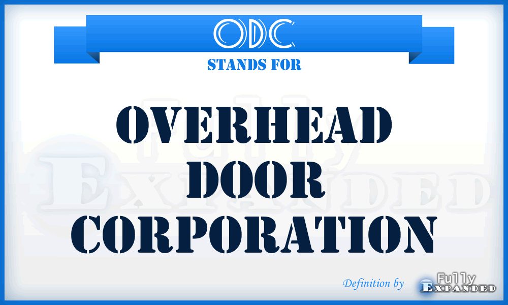 ODC - Overhead Door Corporation