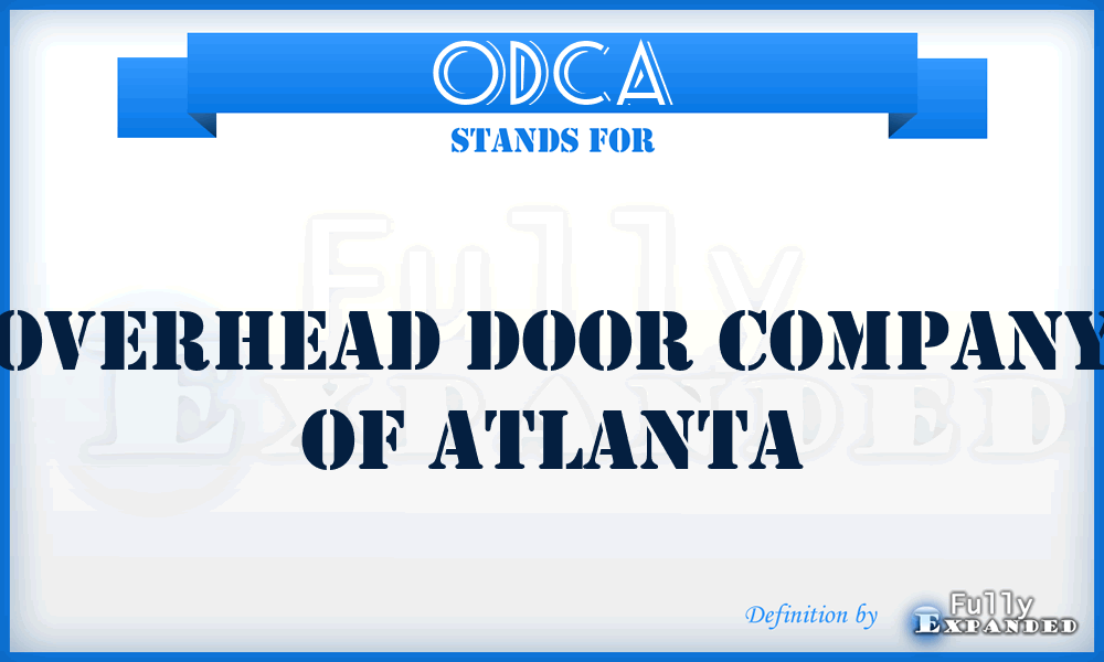 ODCA - Overhead Door Company of Atlanta